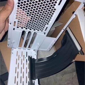Computer Stuff* Lian Li pcie4 vertical bracket  and usb c Tilted cable